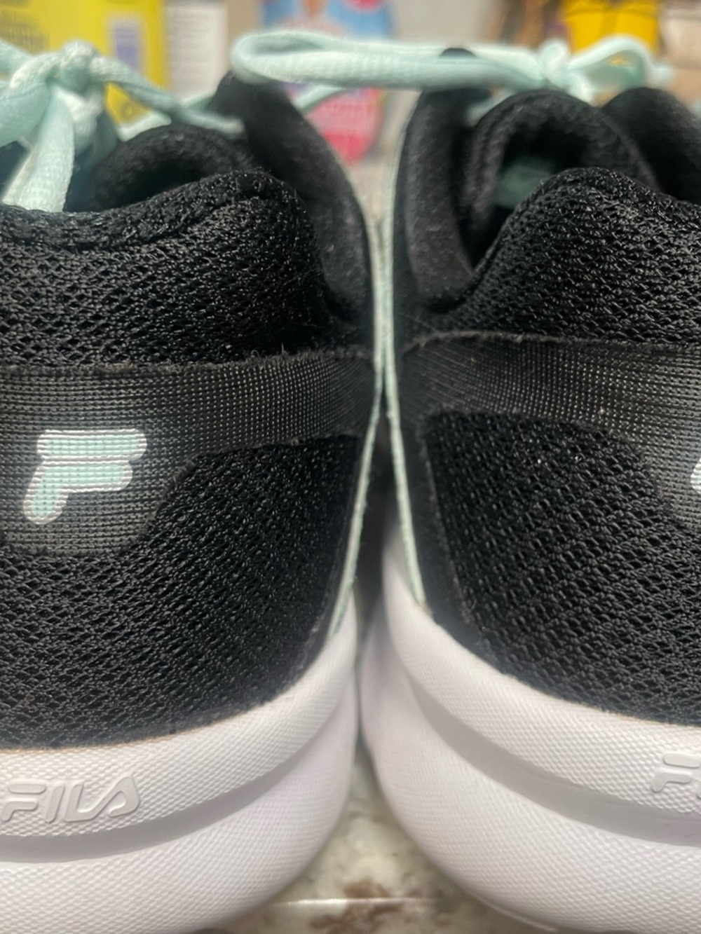 Charcoal Lace-Up Women's size 9 Athletic Sneakers - Fila - Picture 3 of 8